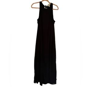 Black Tie-Neck Sundress - 1X